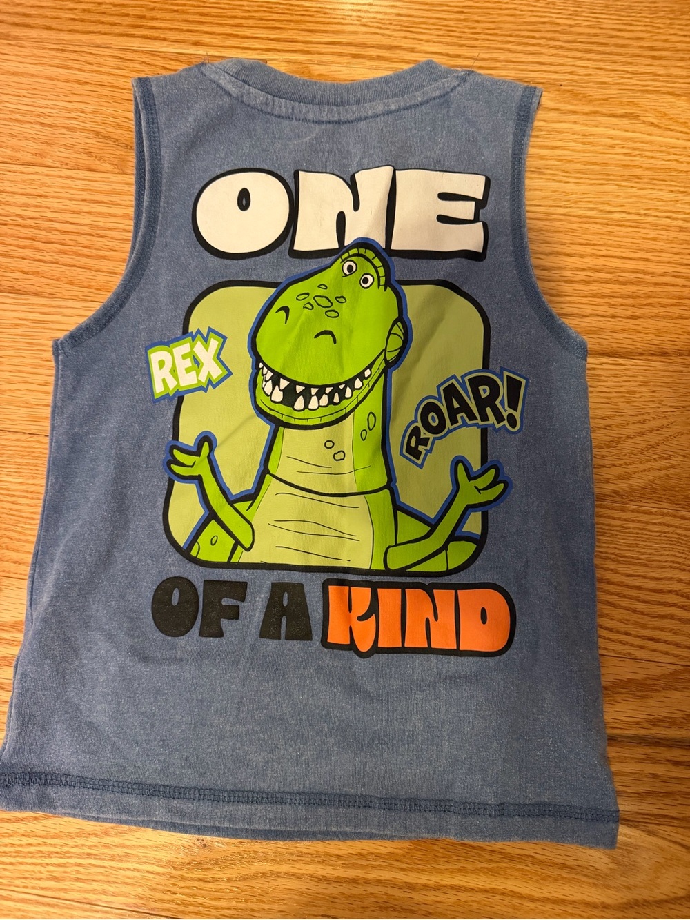 Disney Toy Story Blue Sleeveless Tank with Character Graphic - Picture 2 of 3